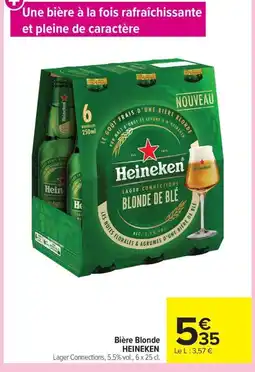 Carrefour HEINEKEN Bière Blonde offre
