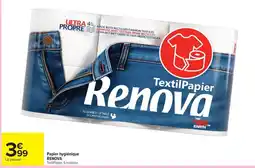 Carrefour RENOVA Papier hygiénique offre