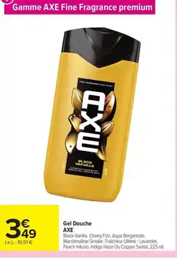 Carrefour AXE Gel Douche offre