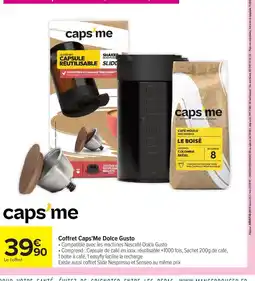 Carrefour CAPSME Coffret Caps'Me Dolce Gusto offre