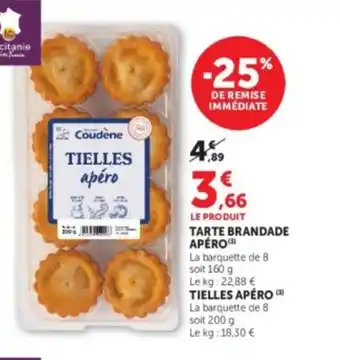 Tarte brandade apéro