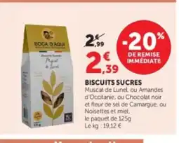 Hyper U Biscuits sucres offre