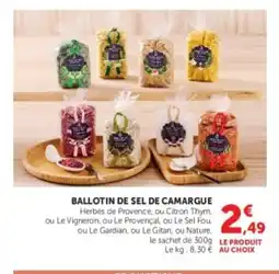 Hyper U Ballotin de sel de camargue offre