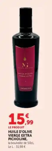 Hyper U Huile d'olive vierge extra picholine offre