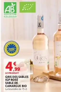 Hyper U Gris des sables igp rose sable de camargue bio offre