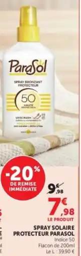 Hyper U Spray solaire protecteur parasol offre