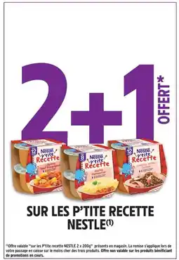 Intermarché Sur les p'tite recette nestle offre