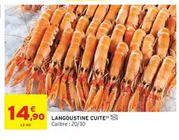 Intermarché Langoustine cuite offre