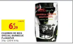Intermarché FLAMAPUR Charbon de bois special barbecue offre