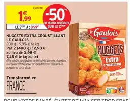 Intermarché LE GAULOIS Nuggets extra croustillant offre