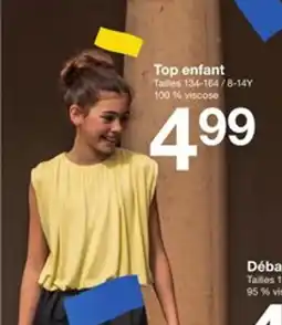 Zeeman Top enfant offre