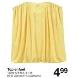 Zeeman Top enfant offre