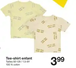 Zeeman Tee-shirt enfant offre