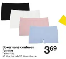 Zeeman Boxer sans coutures femme offre