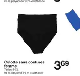 Zeeman Culotte sans coutures femme offre