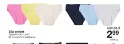 Zeeman Slip enfant offre