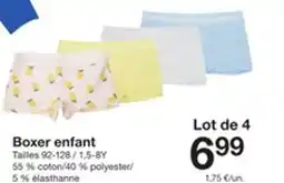 Zeeman Boxer enfant offre