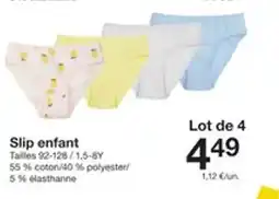 Zeeman Slip enfant offre