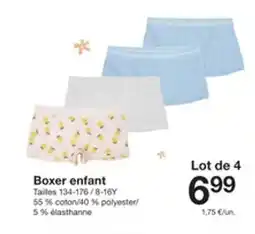 Zeeman Boxer enfant offre