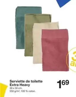 Zeeman Serviette de toilette Extra Heavy offre
