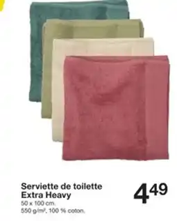 Zeeman Serviette de toilette Extra Heavy offre