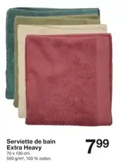 Zeeman Serviette de bain Extra Heavy offre