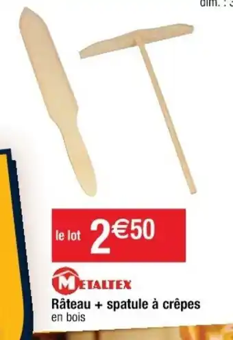Râteau + spatule à crêpes