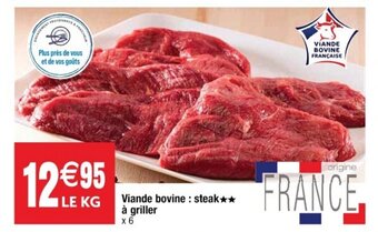 Cora x Carrefour Viande bovine : steak à griller offre