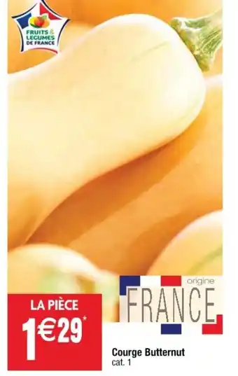 Cora x Carrefour Courge butternut offre