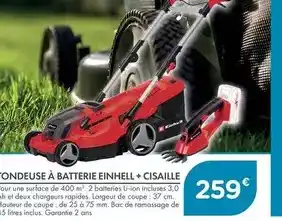 Einhell - tondeuse à batterie einhell + cisaille