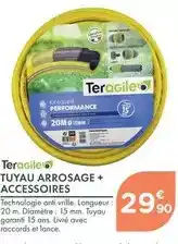 Point Vert Teragile - tuyau arrosage + accessoires offre