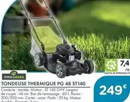 Point Vert Tondeuse thermique pg 48 st140 offre