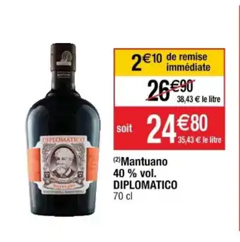Mantuano 40% Vol. Diplomatico