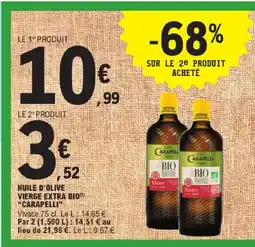 E.Leclerc Carapelli huile d'olive vierge extra bio vivace offre