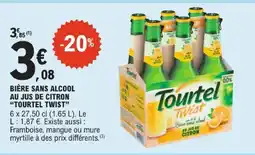 E.Leclerc Tourtel bière sans alcool au jus de citron offre