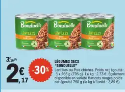 E.Leclerc Bonduelle légumes secs offre