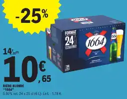 E.Leclerc 1664 bière blonde offre