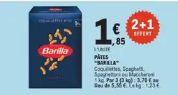 E.Leclerc Barilla pâtes offre
