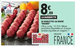 E.Leclerc Bigard 28 boulettes au boeuf offre