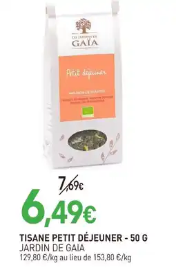 naturéO Jardin de gaia tisane petit déjeuner - 50 g offre