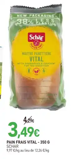 naturéO Schar pain frais vital offre