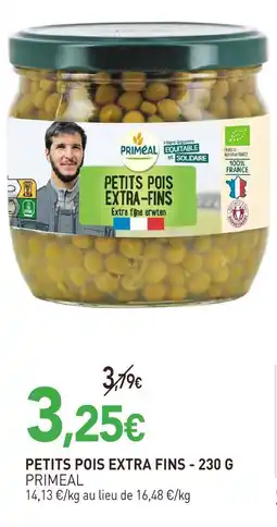 naturéO Primeal petits pois extra fins offre