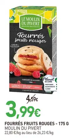 naturéO Moulin du pivert fourrés fruits rouges - 175 g offre