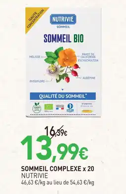 naturéO Nutrivie sommeil bio offre