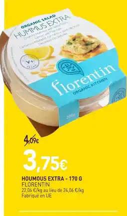 naturéO Florentin houmous extra offre