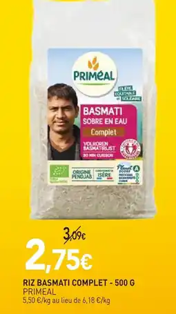 naturéO Primeal riz basmati complet offre