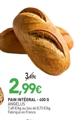 naturéO Angelus pain intégral offre