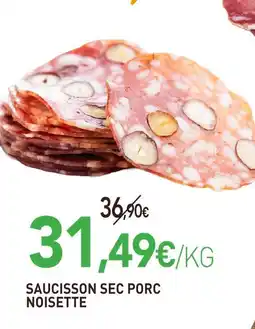 naturéO Saucisson sec porc noisette offre