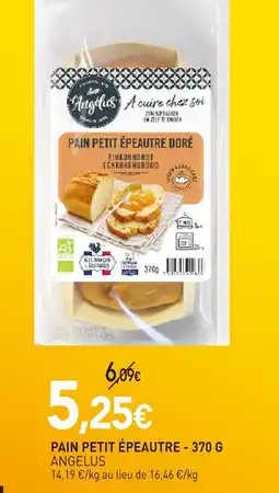 naturéO Angelus pain petit épeautre offre