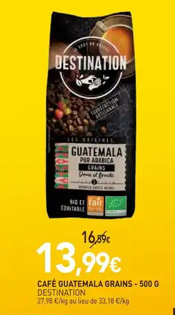 naturéO Destination café guatemala grains - 500 g offre